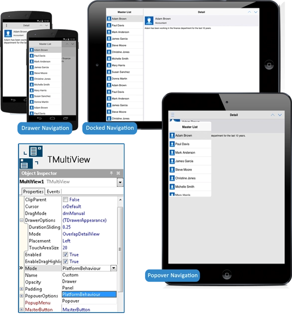 Multi Device Software Ui FireUI Revolutionary Multi-Device Development - RAD Studio - Products ...