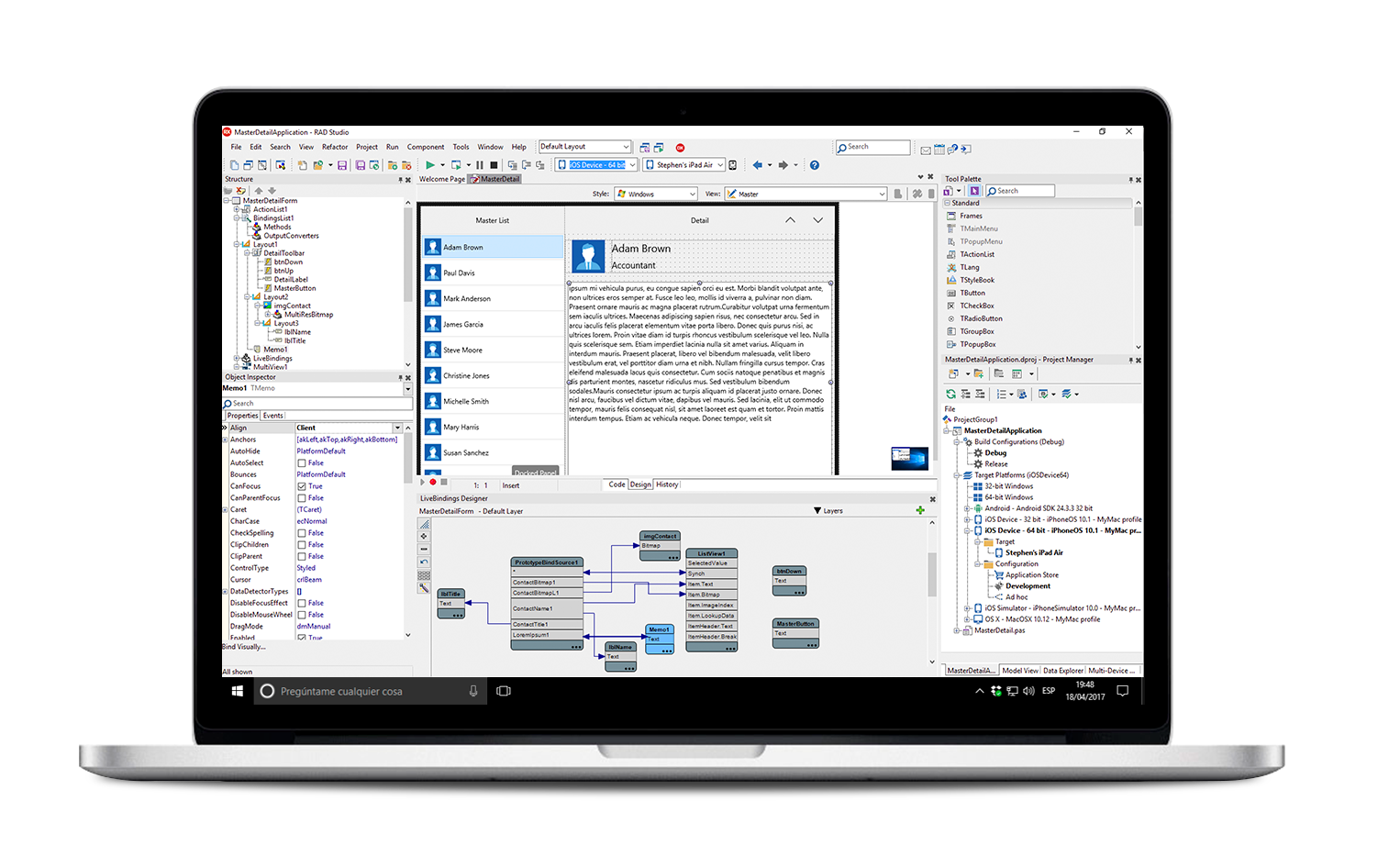 強力なビジュアル開発を実現するIDE