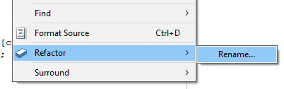 Rename Refactoring